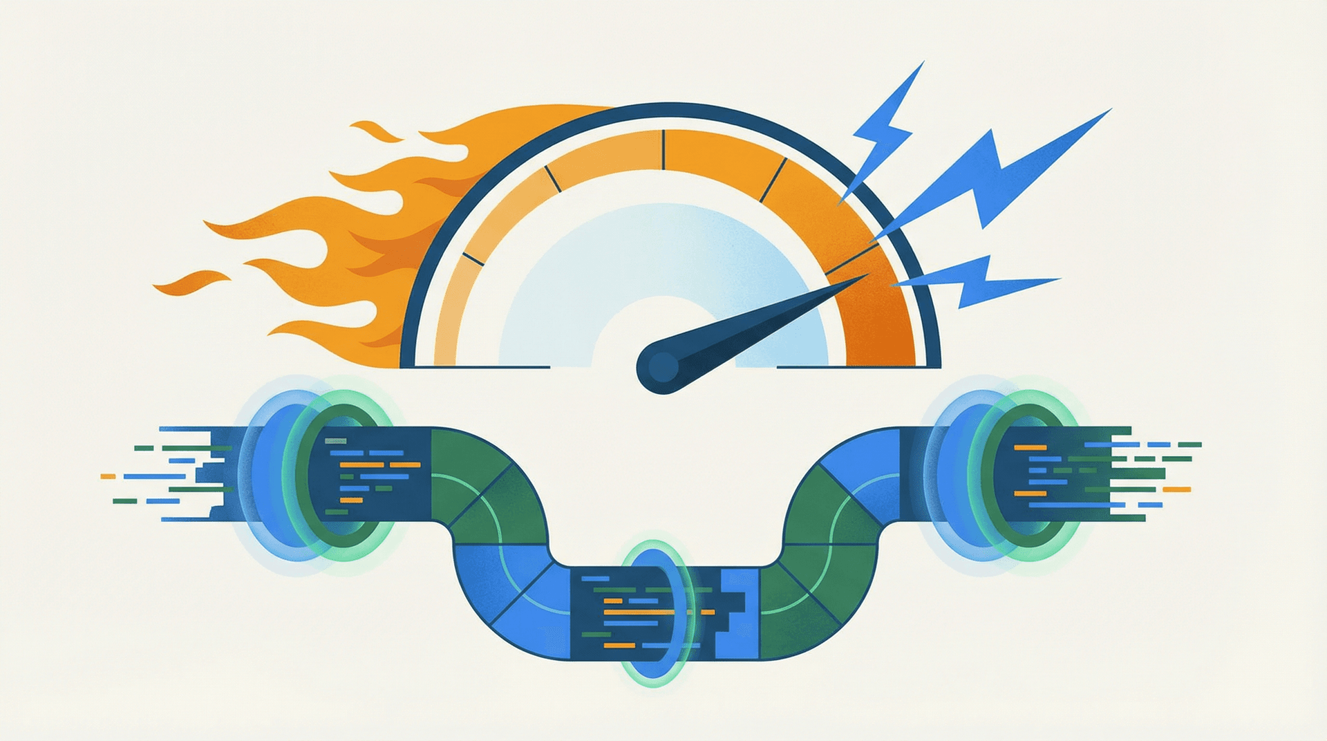 Performance speedometer with optimized code pipeline